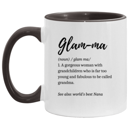 GLAM-MA 11oz Accent Mug