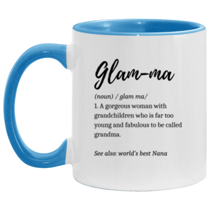 GLAM-MA 11oz Accent Mug