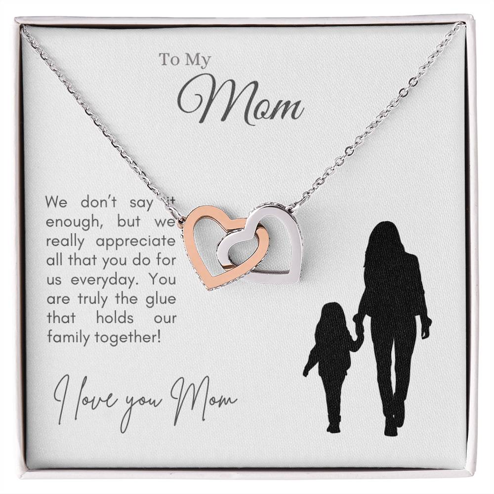 Mother's Day - Family Interlocking Hearts