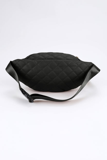 Brown Rhombus Pattern Simple Waist Bag - Nicole Lee Apparel