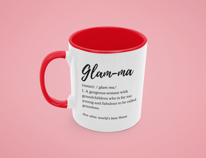 GLAM-MA 11oz Accent Mug