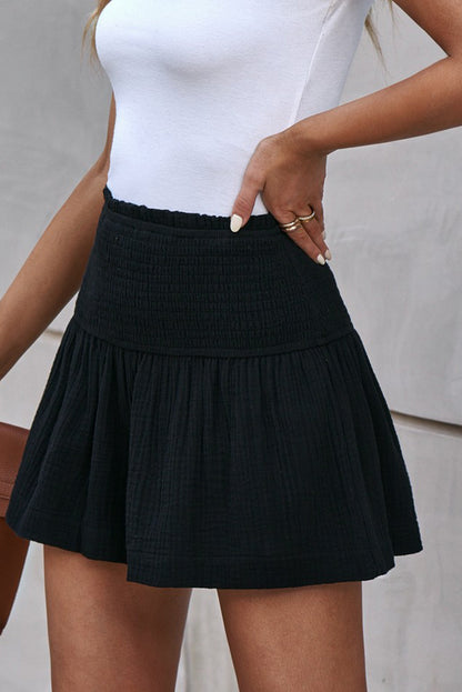 Smocked Waist Culotte Shorts - Nicole Lee Apparel