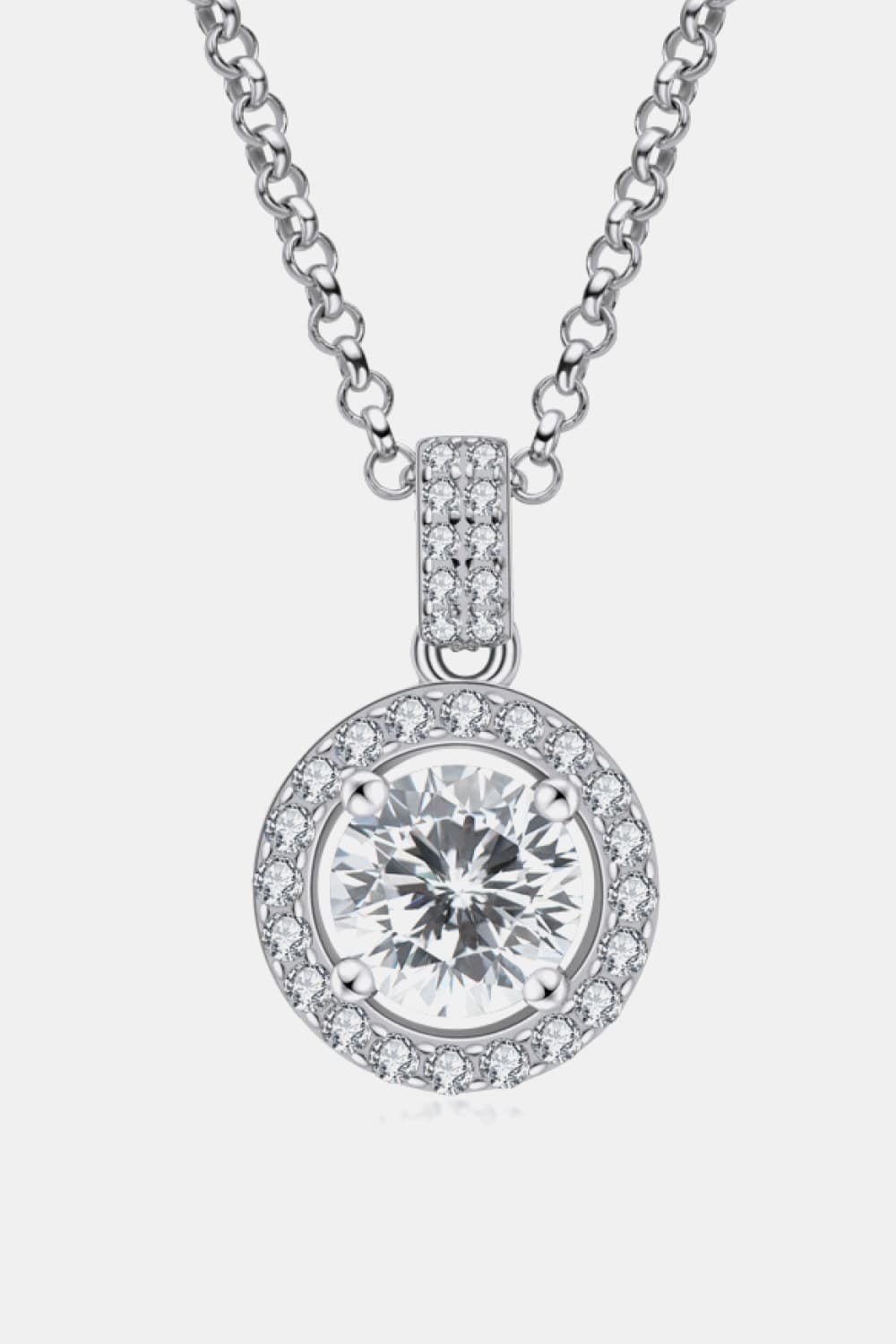Zircon Pendant 925 Sterling Silver Necklace - Nicole Lee Apparel