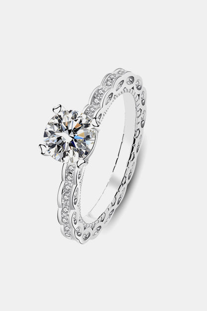 1 Carat Moissanite 925 Sterling Silver Ring - Nicole Lee Apparel