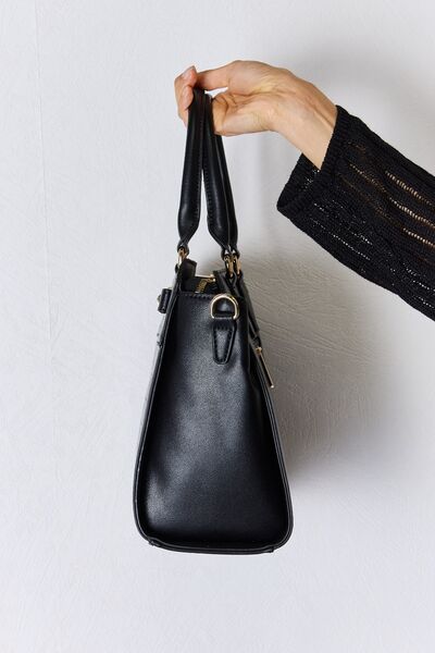 David Jones Texture PU Leather Handbag - Nicole Lee Apparel