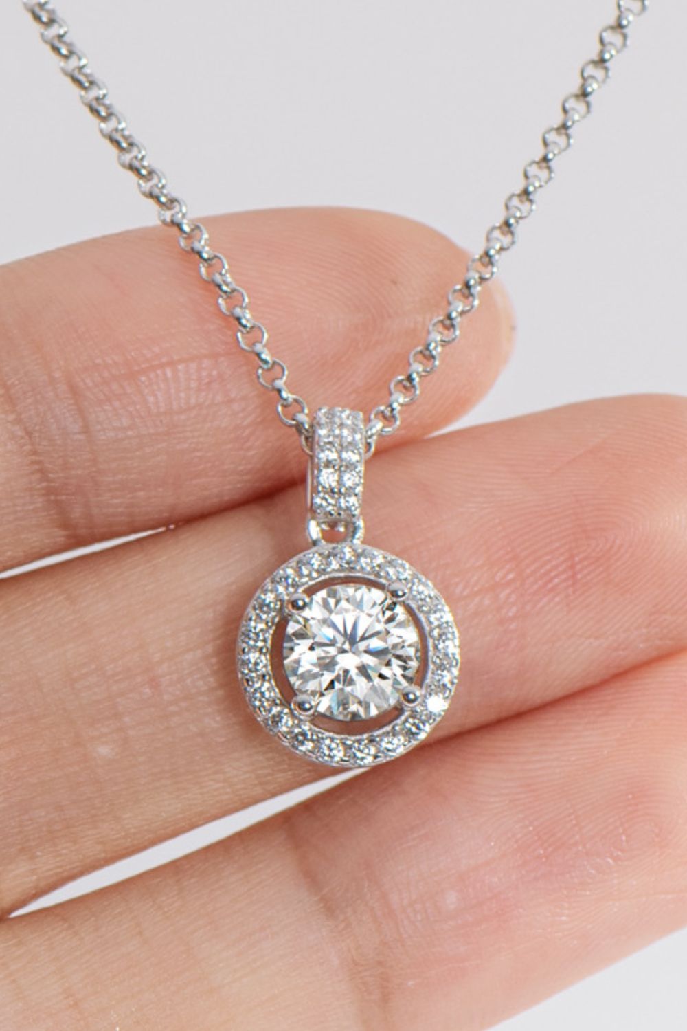 Zircon Pendant 925 Sterling Silver Necklace - Nicole Lee Apparel