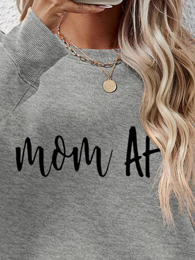 Letter Graphic Dropped Shoulder Sweatshirt - Nicole Lee Apparel