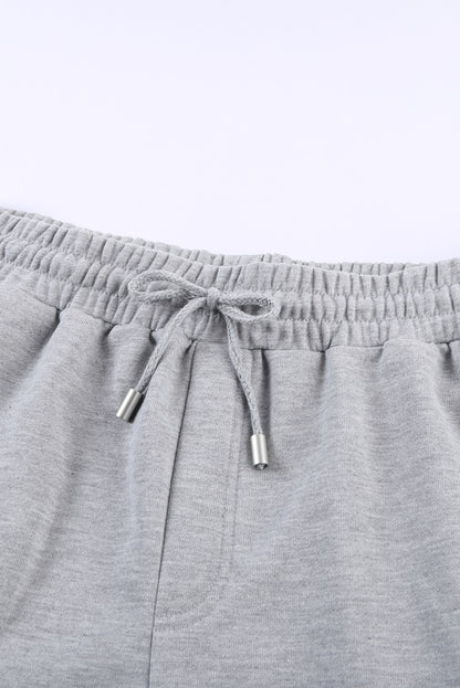 Drawstring Waist Cuffed Shorts - Nicole Lee Apparel