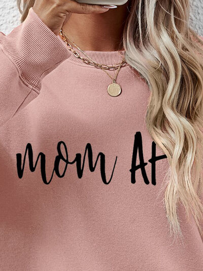 Letter Graphic Dropped Shoulder Sweatshirt - Nicole Lee Apparel